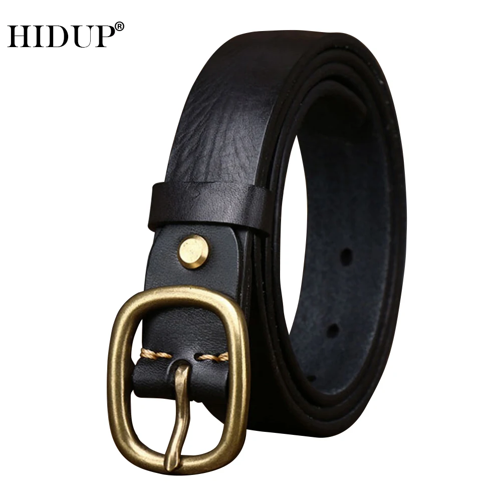 

HIDUP Top Quality Pure Cowhide Pin Buckle Belt Jeans Accessories for Women NWJ1244