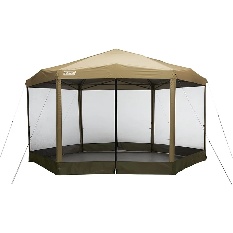 

Screen Canopy Tent with Instant Setup, Outdoor Gazebo for Bug-Free Lounging, Shelter Fits Over Picnic Tables for Parties