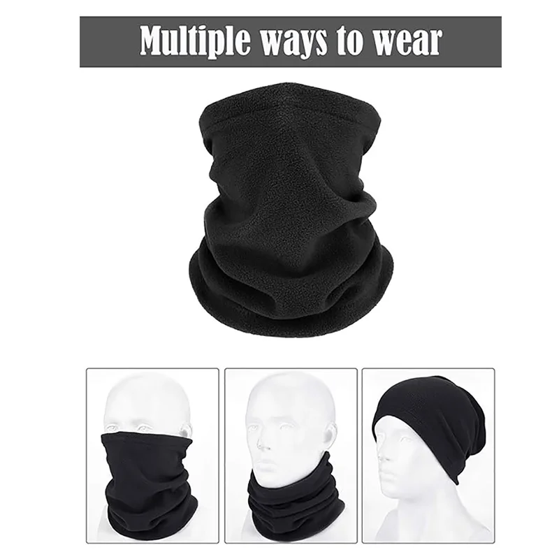 New Polar Fleece Neck Tube Warm Neck Gaiter Fishing Skating Running Sports Mask Camping Hiking Neck Gaiter Warm Cycling Hood