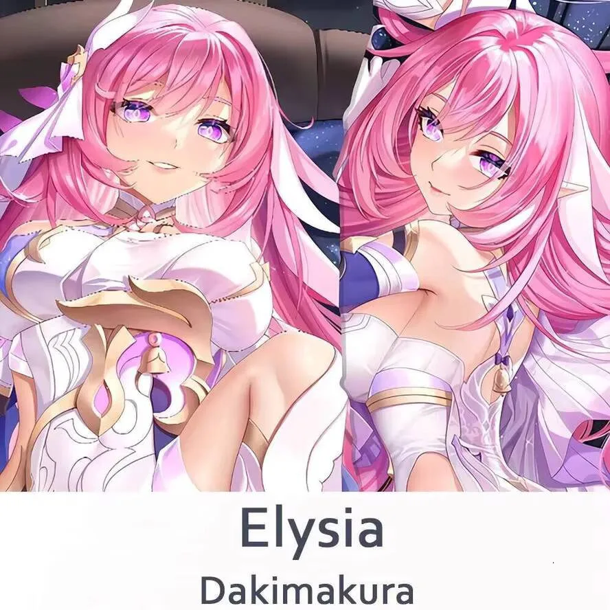 3Rd هونكاي إليسيا تأثير Dakimakura هينغ أنيمي أوتاكو وسادة للجسم غطاء وسادة هدايا عيد الميلاد