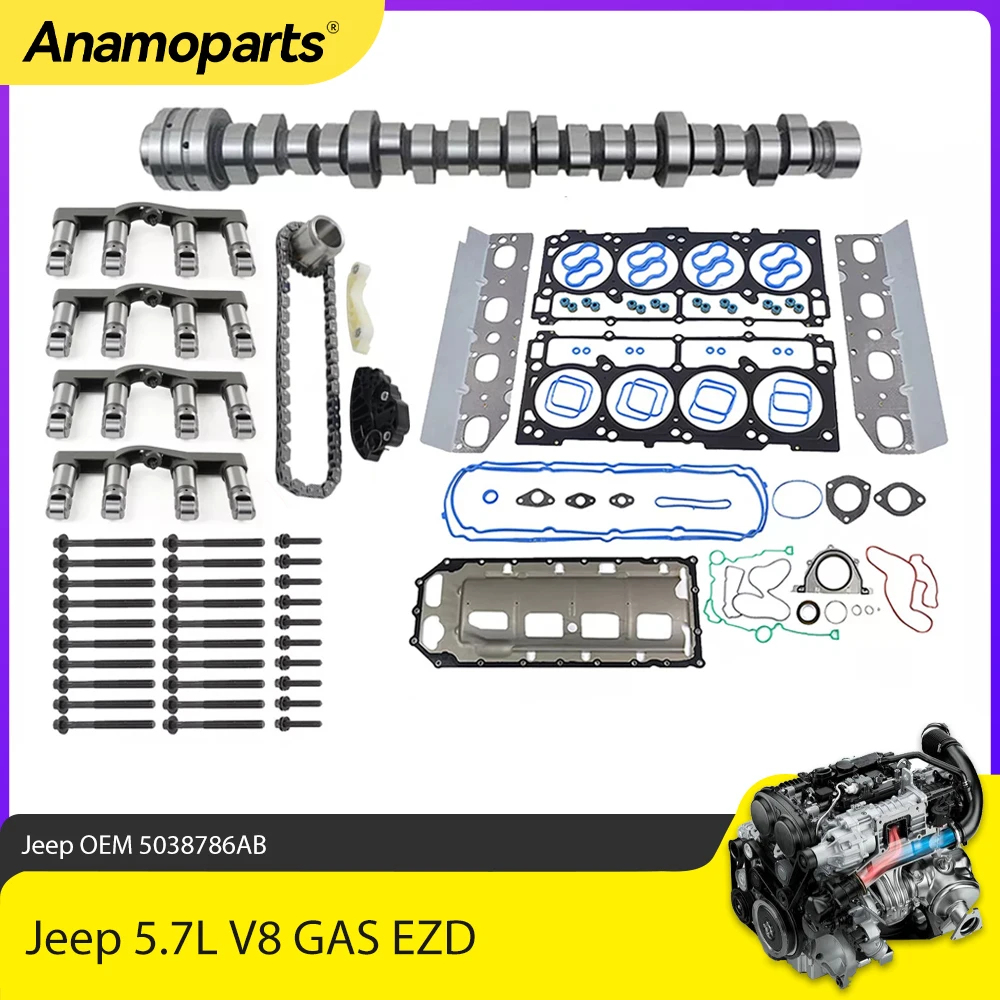 

Детали двигателя, подъемники, распредвал, цепь ГРМ и комплект прокладок подходят для 5,7 Л EZD Для Dodge Durango Ram 1500 Chrysler Aspen 5.7L V8
