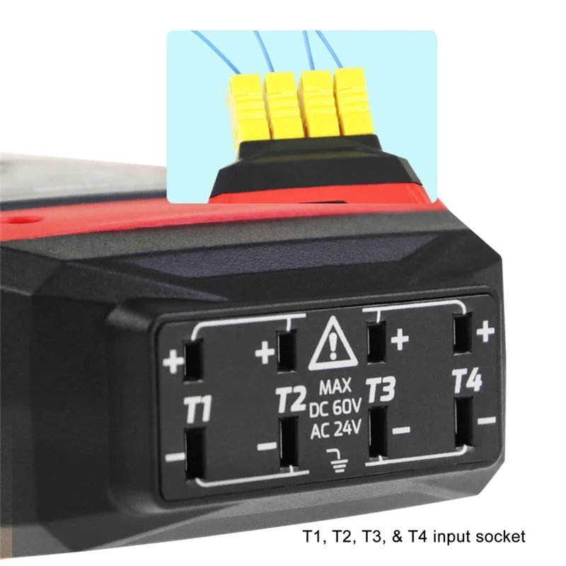 

Термометр MAKE-Thermocouple, 4-канальный термометр для регистрации данных, регистратор температуры типа K с сигнализацией и регистрацией данных