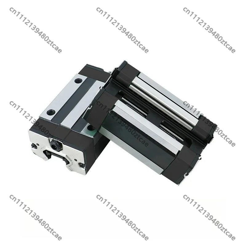 4Pcs Square & Flange Slide Carriage Block 25mm Linear Guide Rail Set CNC Milling Engraver Parts