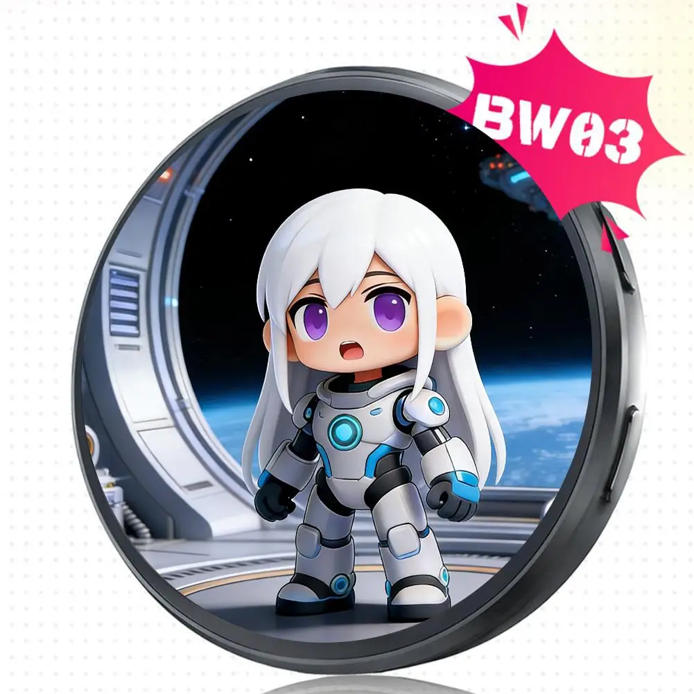 

Electronic Badge Pendant Picture Video Bluetooth 6.0 Anime E-Badge Display Pin LED Photo Frame Video Playback Cyber Dynamic