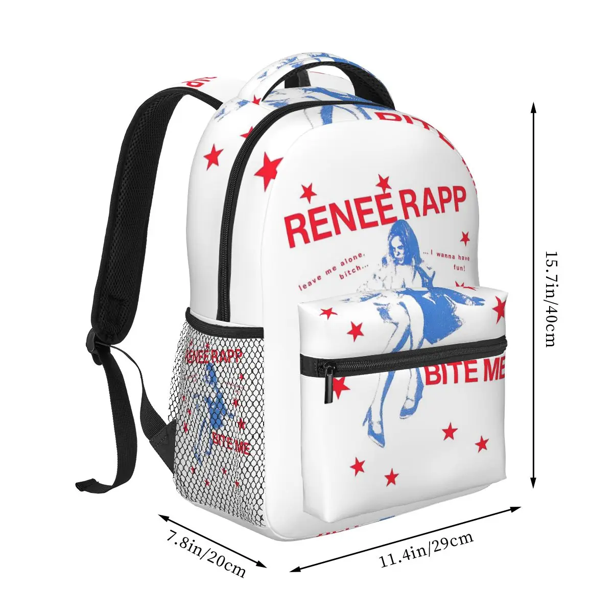 Renee Rapp Merch Backpack Student Boys Girls BookBag Kids School Bag Laptop Shoulder Bags for Men Women