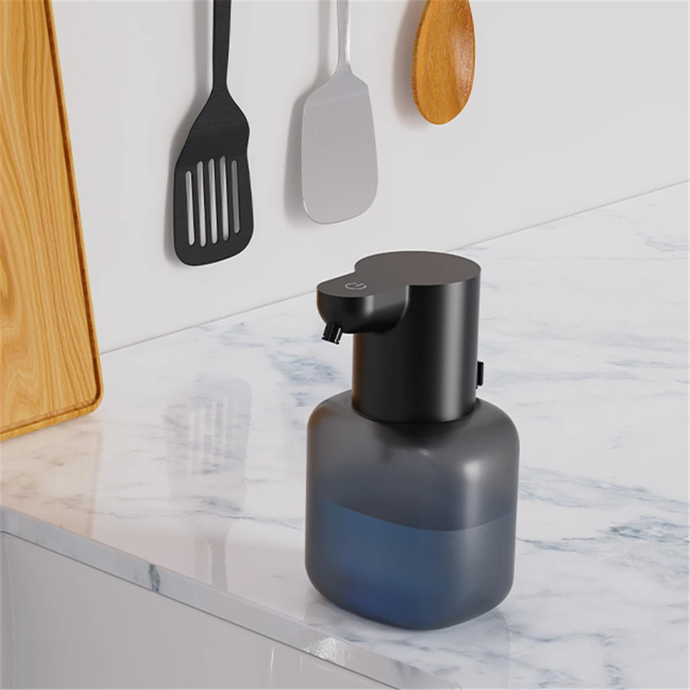 4 Gear Regulable Automatic Sensor Foam Distributor USB Charging Wall-mounted Induction Soap Dispenser Touchless Liquid Generator