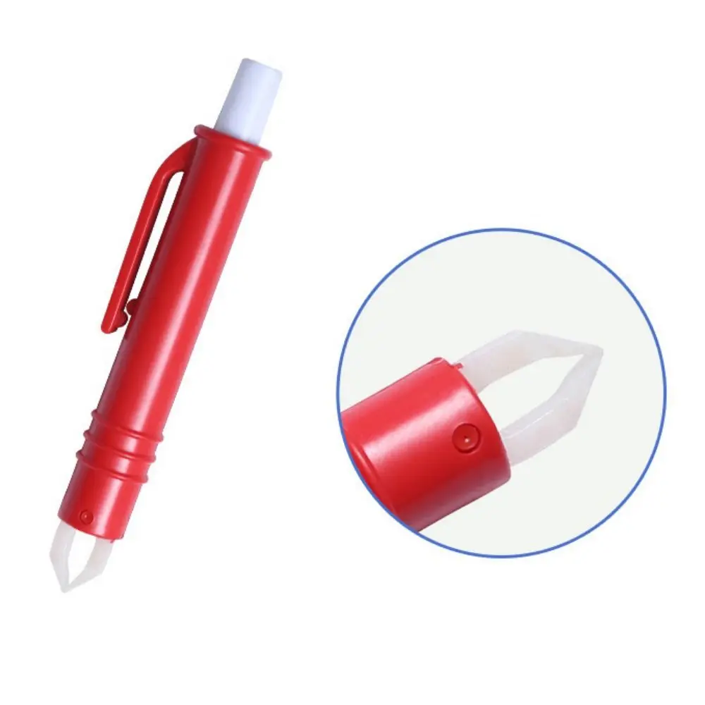 Plastic Pet Tick Pliers Dog Fleas Ticks Care Tool Pen Shape Blue Dog Tick Flea Tweezers Red Pet Removing Ticks Tool Cats