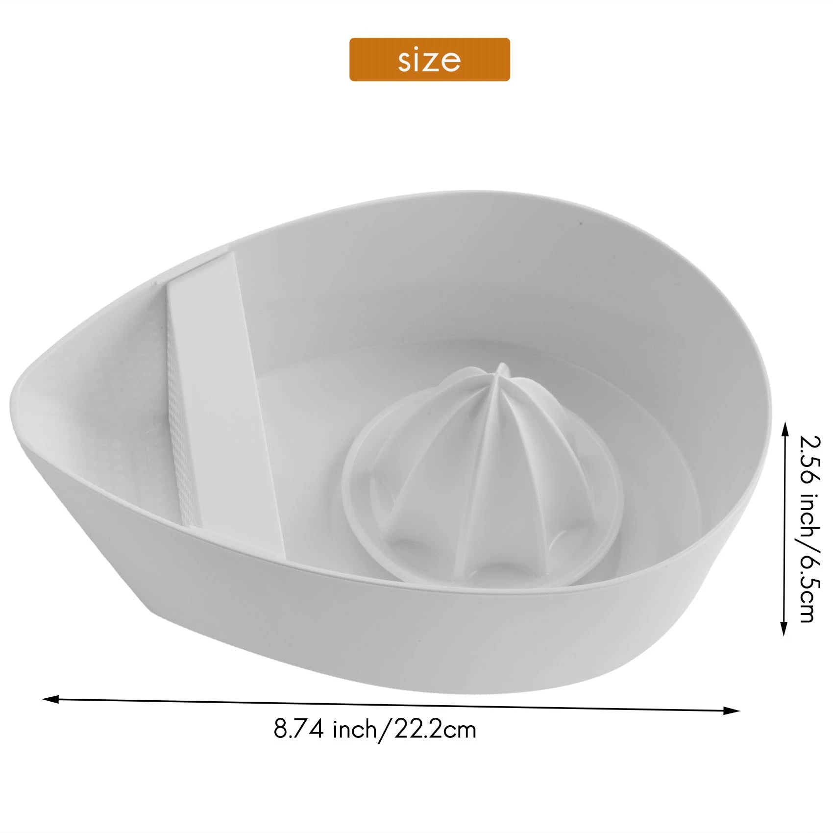 B58B-Juice Attachment For Kitchenaid Stand Mixers (4.5QT/5QT) Citrus Juicer Stand Mixer Attachment Reamer Dishwasher-Safe