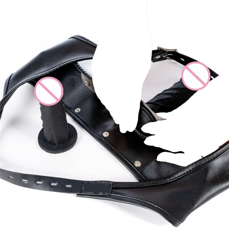 الترا مثير سيليكون دسار مجموعات الالعاب الجنسية مثليه قضيب جلدي العفة السراويل الملابس الداخلية الاستمناء تهتز التعرض غير مميزة في الهواء الطلق #4