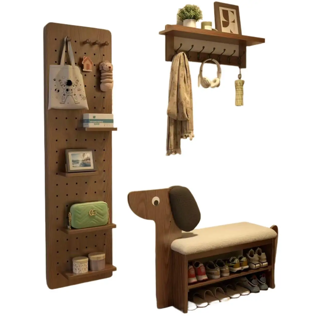

Lazy sofa creative dog shoe changing stool bench dining chair
