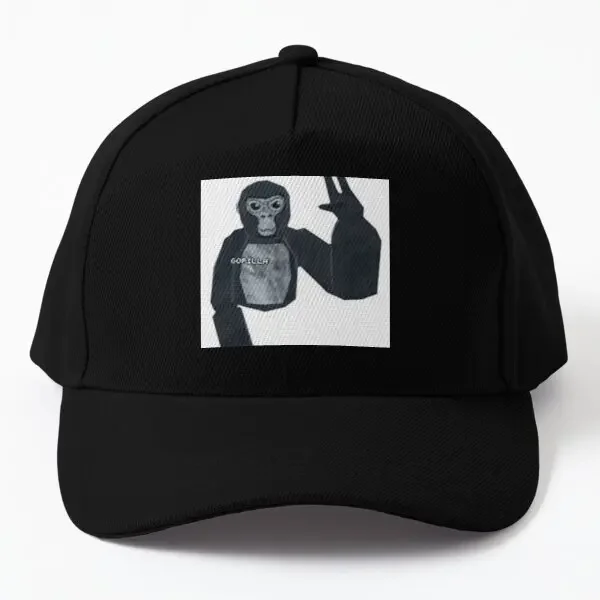 Gorilla Tag Monkey  Baseball Cap Hat Czapka Summer Solid Color Sport Casual Mens Casquette Black Spring  Outdoor Sun Fish