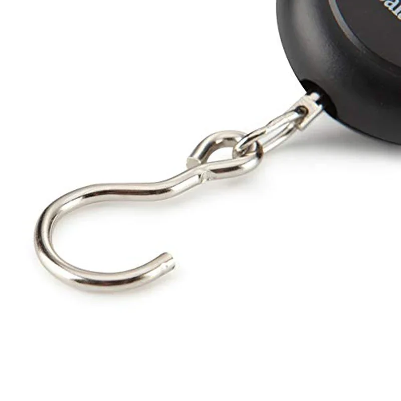 Portable 50Kg 10g Hanging Scale Digital Scale BackLight Electronic Fishing Weights Pocket Scale Luggage Scales Black