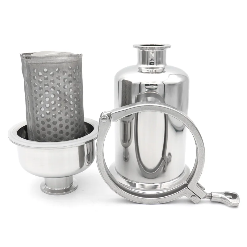 

SS304 Stainless Steel Short Inline Strainer Filter Length 260mm For 38/51mm Pipeline 1.5 "2" Tri Clamp 100 Mesh Beer Homebrew