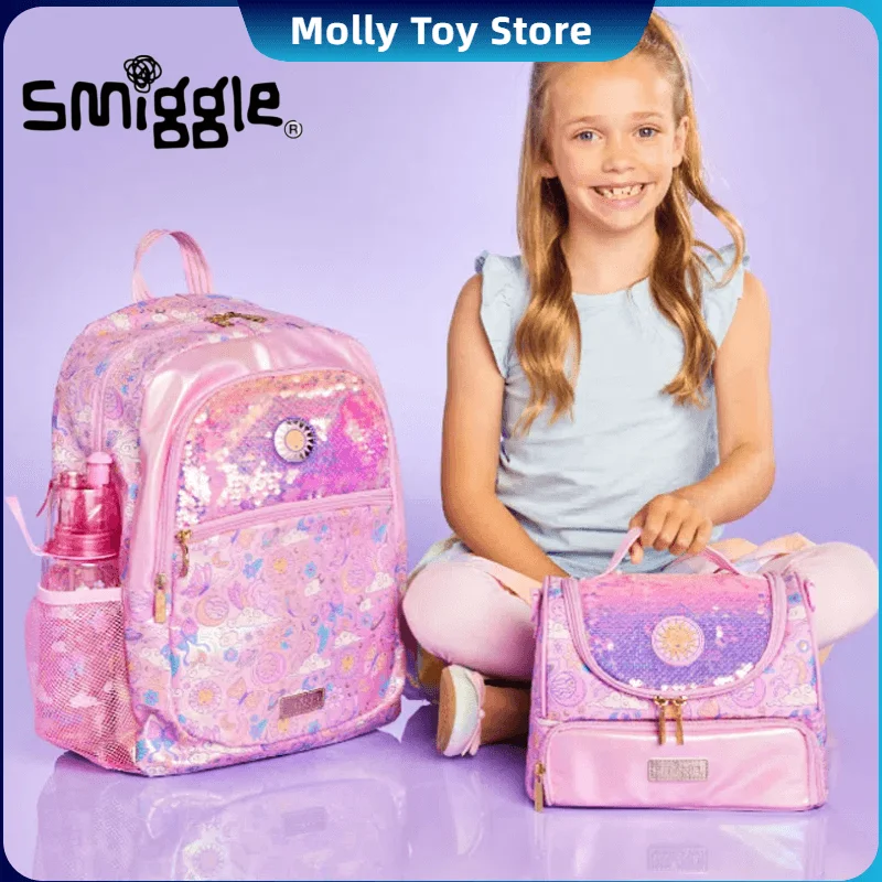 

In Stock Genuine Australian Smiggle Backpack Children Stationery Student Lunch Bag Cute High-Capacity Backpack Bag Student Gift