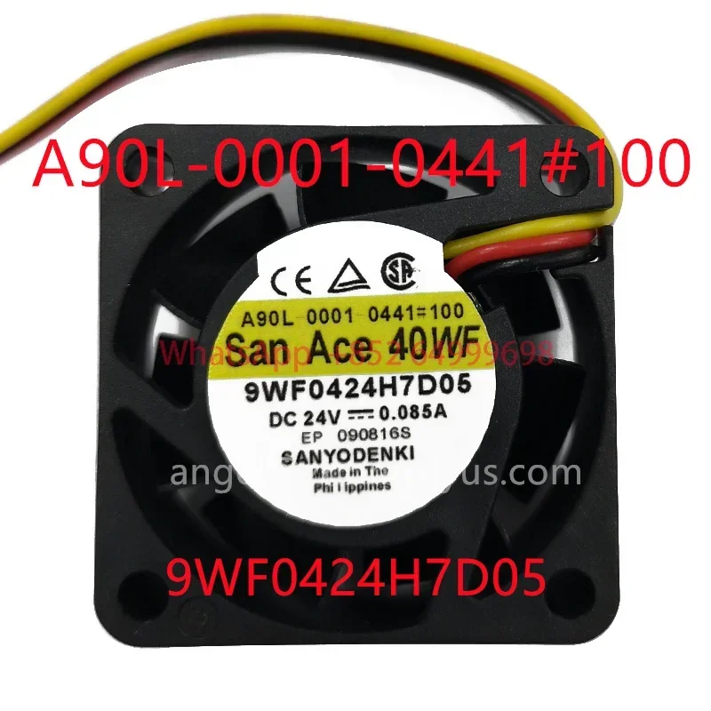 Brand new 9WF0424H7D05  A90L-0001-0441#100  24V 0.085A Original Japan SANYO SanAce40WF  Fan