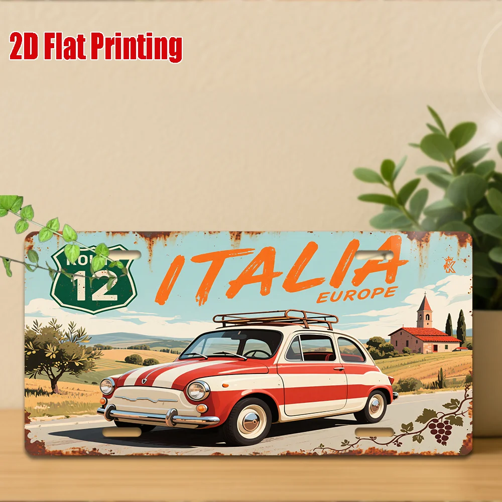 2D Flat,1pc, Vintage Metal Sign, Only for Decoration, Outdoor Wall Art (11.8