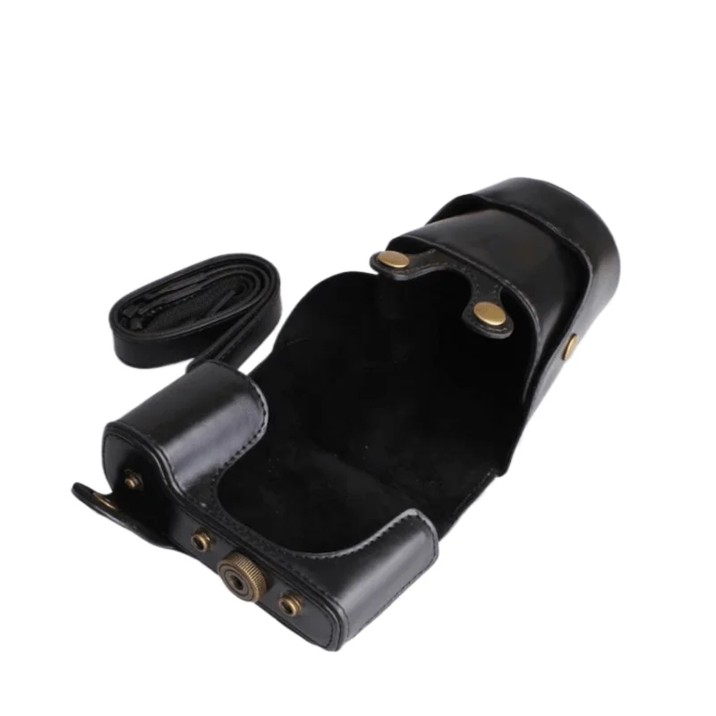 New Leather Camera Case Bag Cover For Sony NEX6 NEX-6 A6000 NEX7 18-55MM Lens