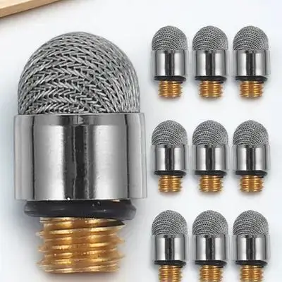 

jojofuny 10pcs Silver Fiber Stylus Pen Tips for Devices Compatible with Smartphone Tablet Laptop