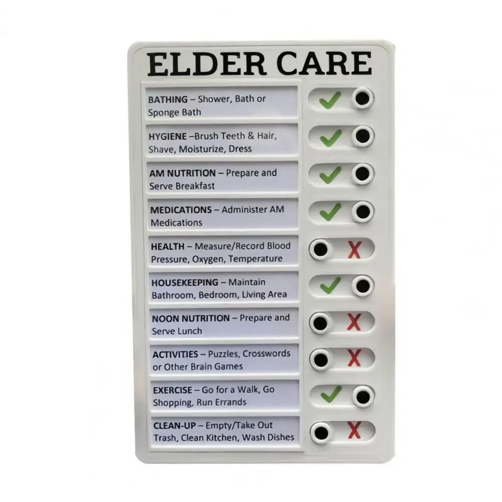 다용도 노인 돌봄 휴대용 내 할일 알림 시간 관리 메모 보드