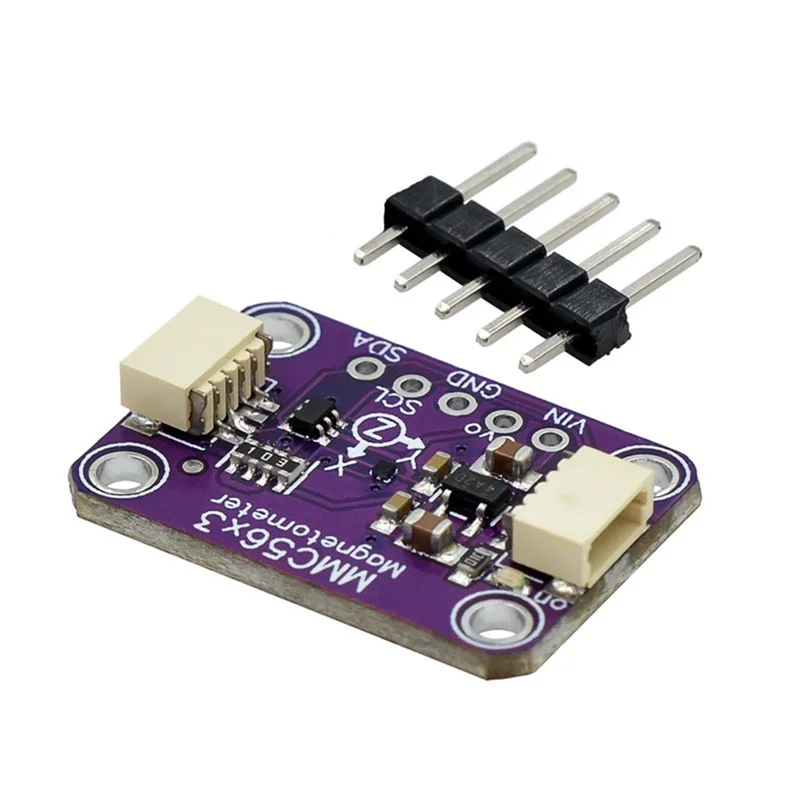 【Горячие товары】Магнитометр MMC56x3 MMC5603 Трехосный магнитометр для STEMMA QT/для интерфейса Qwiic