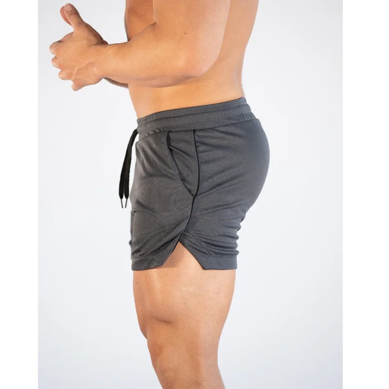 Pantaloncini da corsa all'aperto per allenamento Fitness moda uomo estivo pantaloncini sportivi da spiaggia in rete da uomo