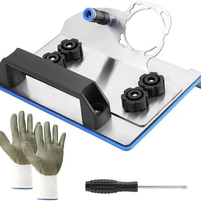 

Angle Grinder Stand With Gloves And Screwdriver Special Cutting Mounting Bracket Blue Upgrade Version