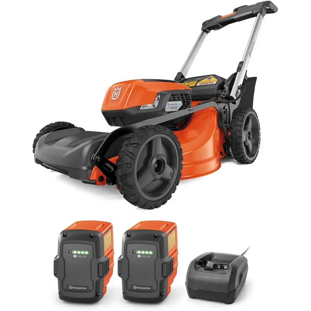 

Аккумуляторная самоходная газонокосилка Lawn XLE-322R с бесщеточным двигателем, электрическая газонокосилка для небольших участков (от 1/4 до 1/2 акра), 40В