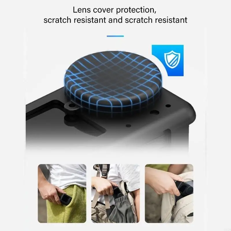 H37B für Action 4/3 Kamera Silikonfall Antiskrettern Schutzkamera Silikon Weiche Hautschutzkamera -Zubehör