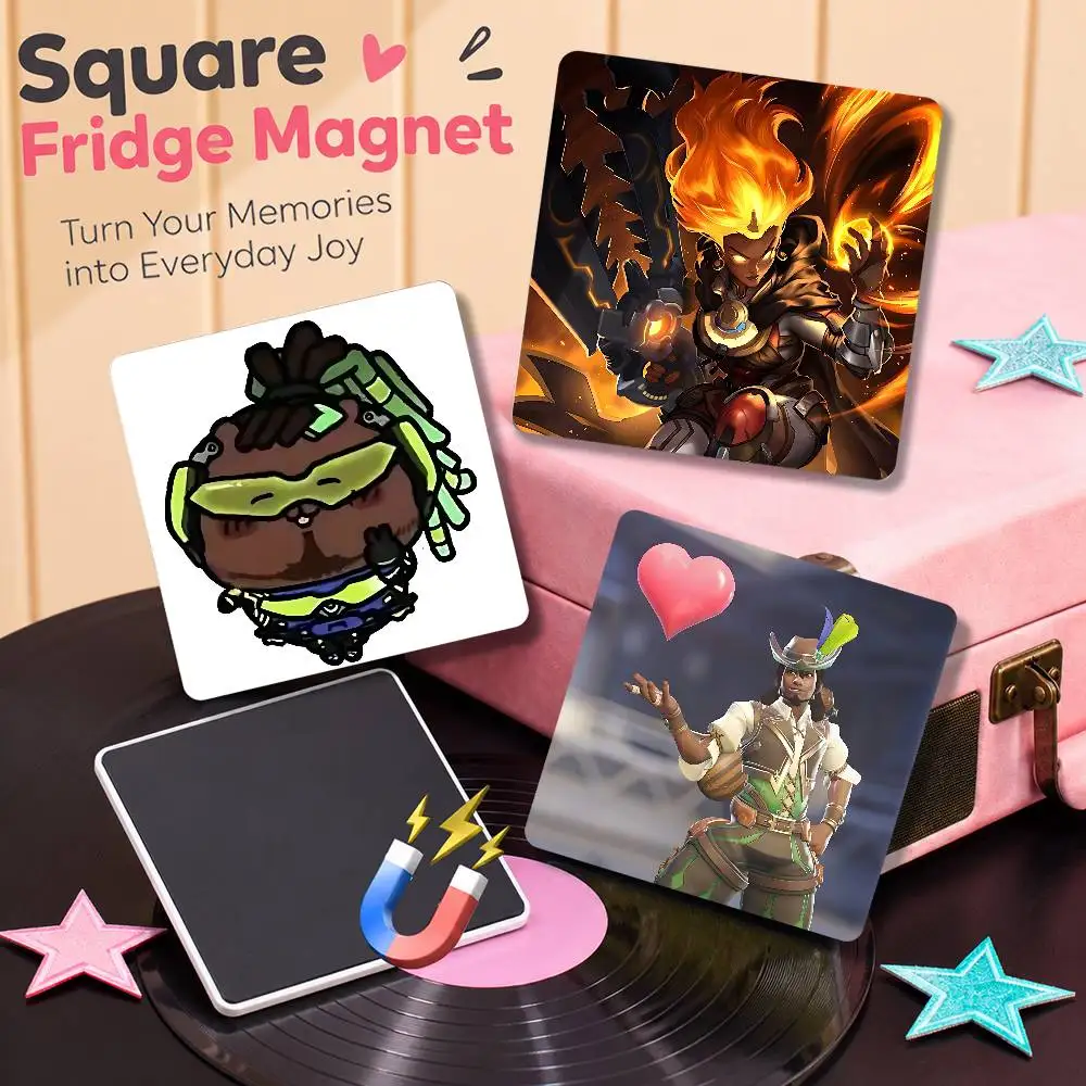 For Overwatch Lucio New PVC Fridge Magnetic Refrigerator Magnets Personality Decorations Creative Gifts