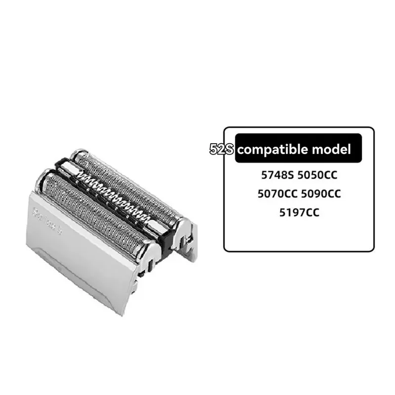 AB43-For Braun Series 5 Electric Shaver Razors For Braun Series 52S Electric 5748S 5050Cc For Braun 5 Series Shaver Head Mesh Co