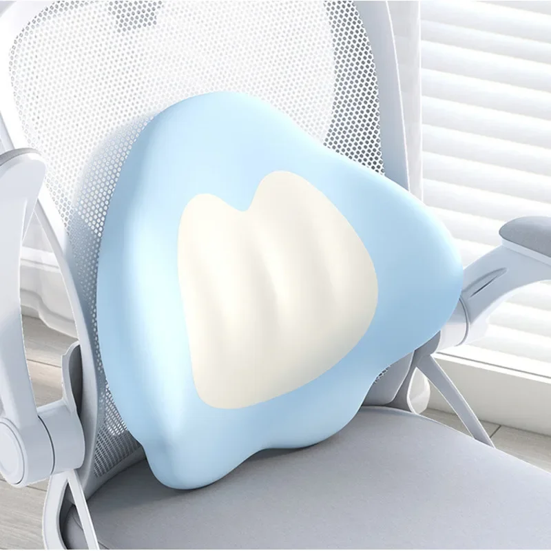 Cushion For Long-Term Sitting Backrest Cushion Waist Pad Ergonomic Pillow Memory Back Car Seat Relieve Back Pain Office for