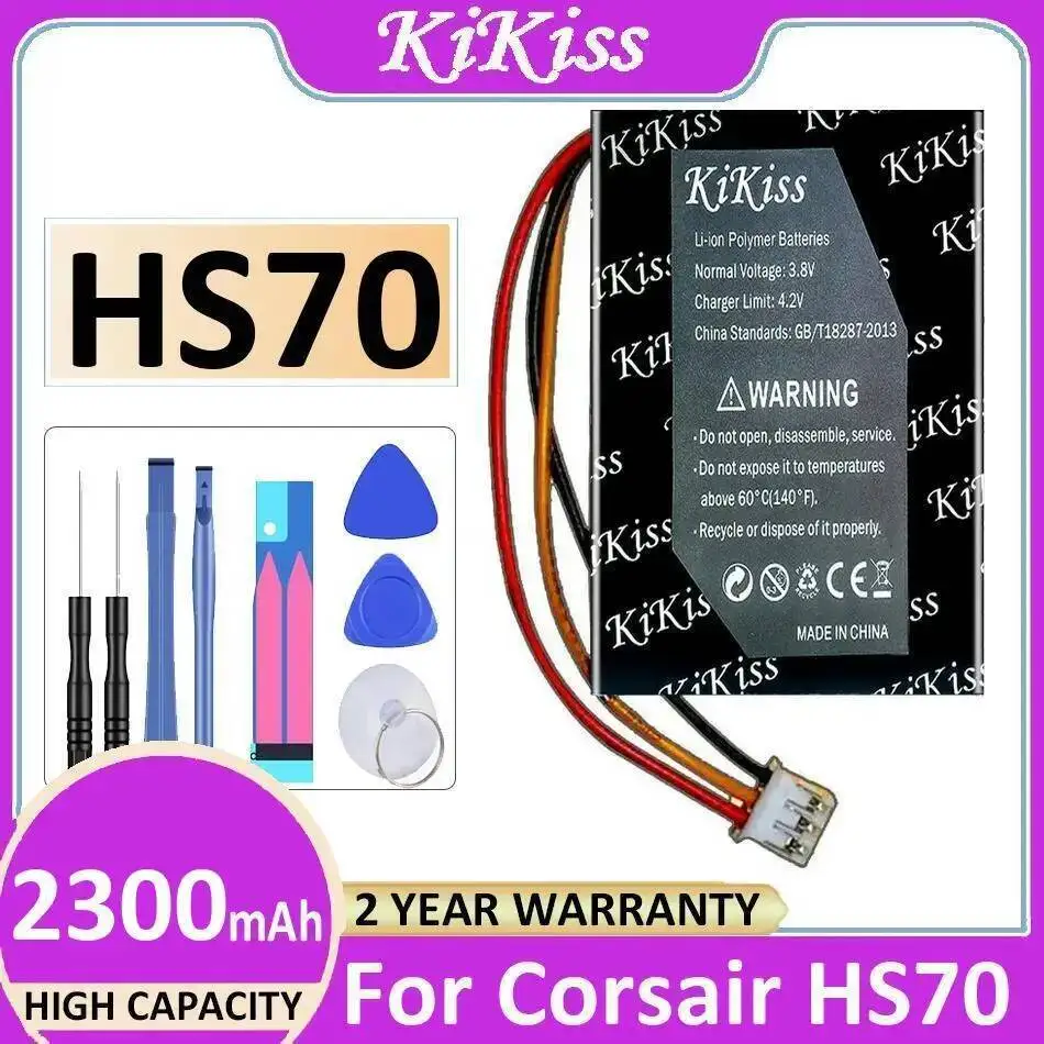 

Аккумулятор для наушников емкостью 2300 мАч для Corsair HS70 High Performance