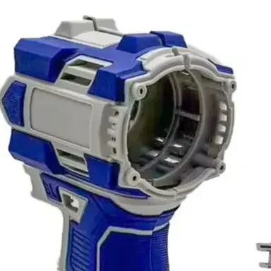 Carcaça de motor sem escova para chave elétrica de lítio, caixa de plástico azul, acessórios para ferramentas elétricas