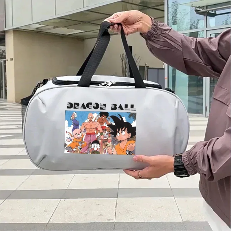 Dragon Ball Men Gym Bag Waterproof Fitness Bag Sport Man Outdoor Portable Tote Bags Large Capacity Travel Yoga Shoulder Bags