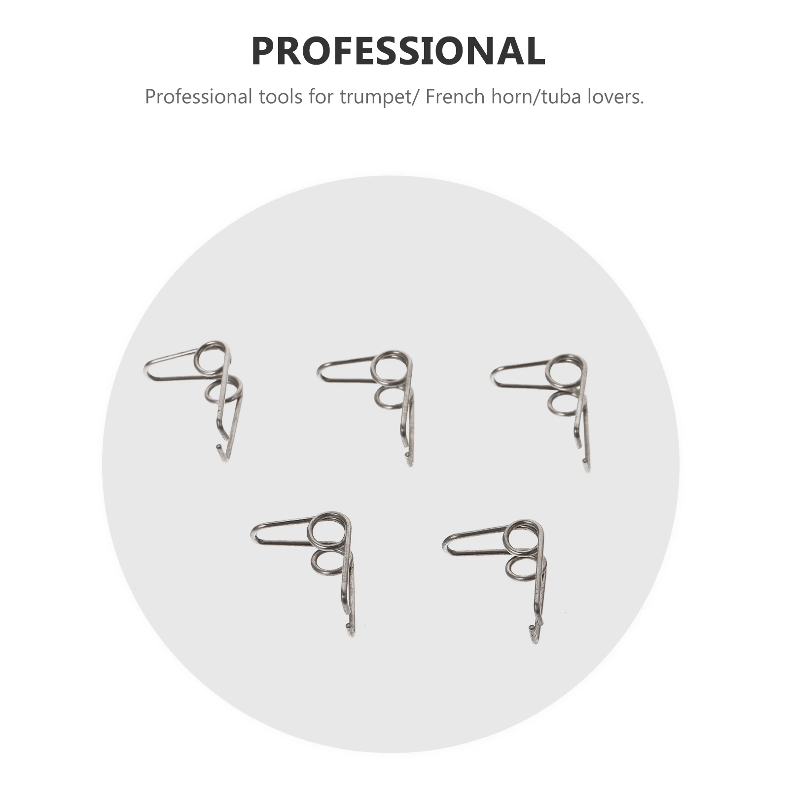 

10pcs Durable Watergate Key Springs For Trumpet Replacement Accessories Silver High Quality Iron Easy Install Compatible With