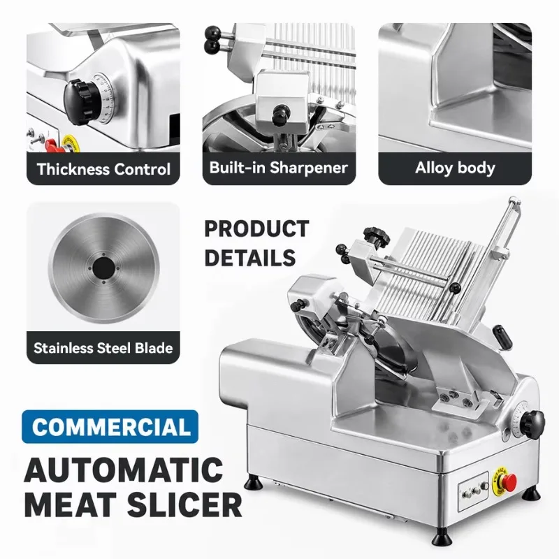 Commercial Fully Automatic 304 Stainless Steel Kebab with Motor High Capacity Compact Design