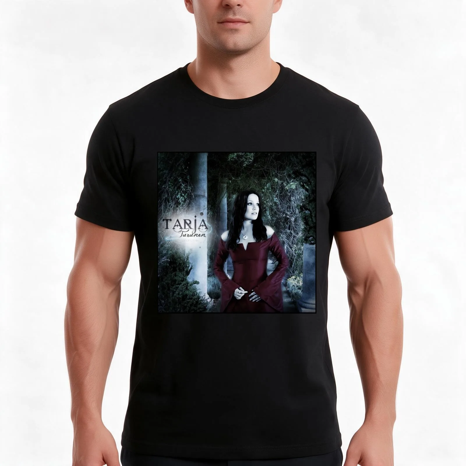 trj02,tarja Soile Susanna Turunen T-Shirt, Summer Casual Cotton Tee, Oversized Streetwear Tops, Vintage Graphic Print