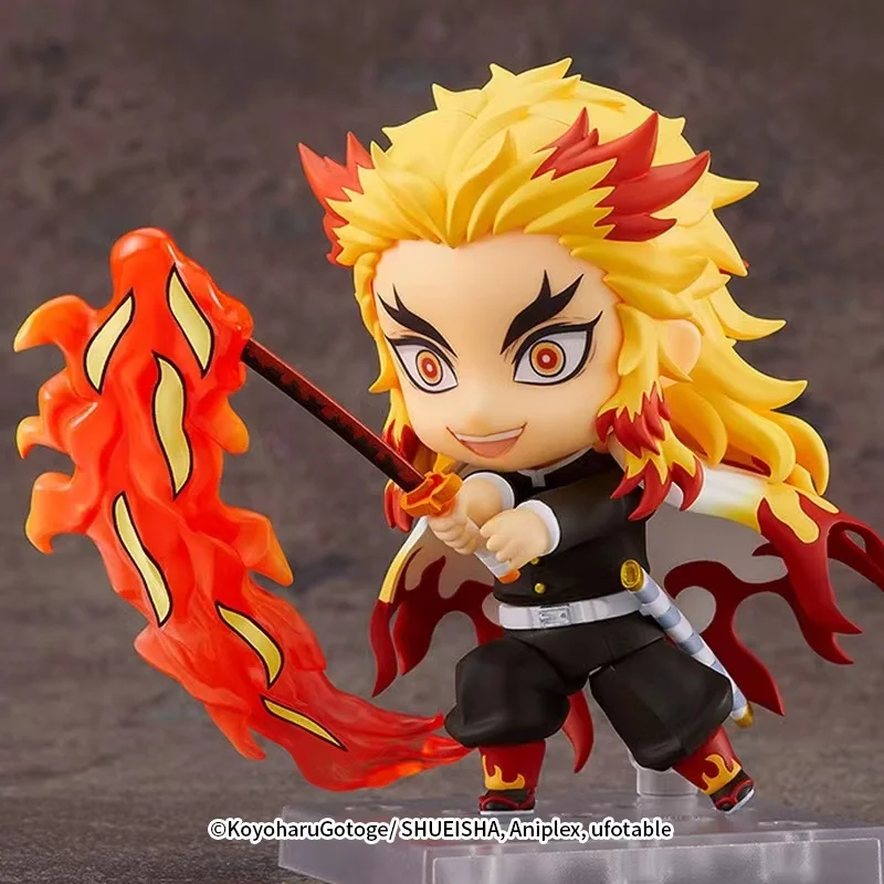 In Stock Original GOOD SMILE GSC1541 Rengoku Kyojuro Demon Slayer Anime Figure Genuine Collectible Models Action Figure Toy Gift