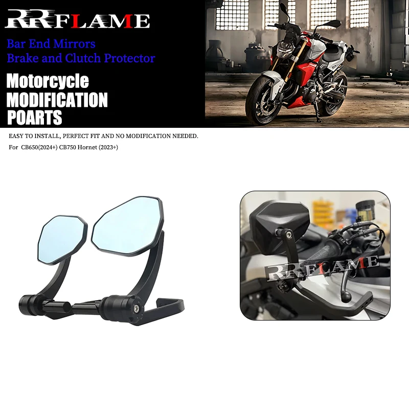 

Brake and Clutch Protector Kit - FOR BMW F900R F900XR S1000R G310GS G310R Motorcycle Black 7/8" Handlebar Bar End Mirrors