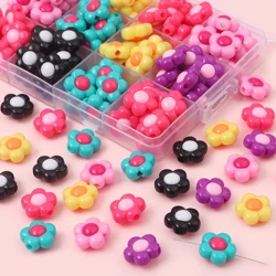 About 40pcs acrylic color matching DIY sun flower beads loose bead string, used for making jewelry accessories