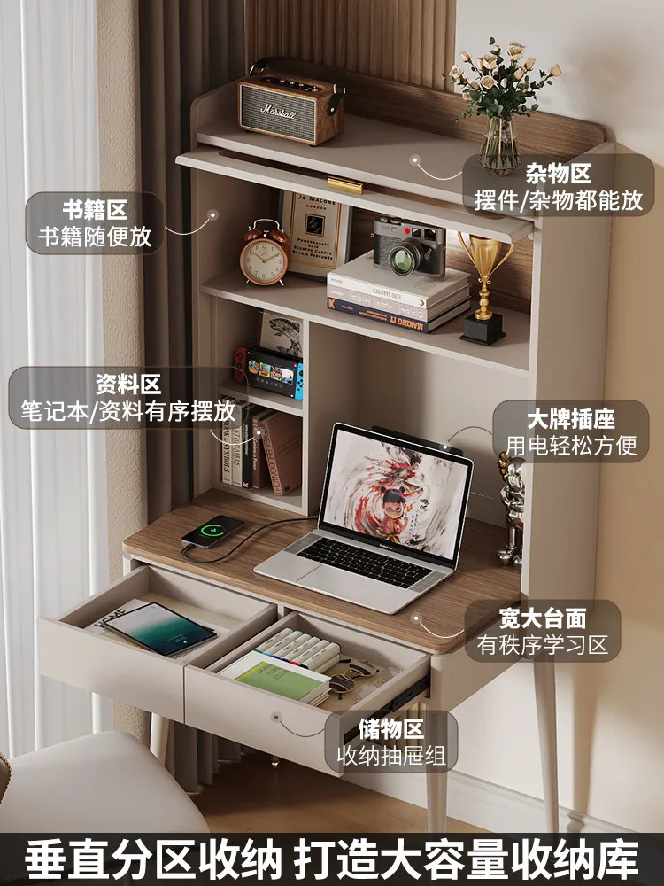 Dressing table, computer desk, dual-purpose small apartment, bedroom corner dressing table, desk two-in-one