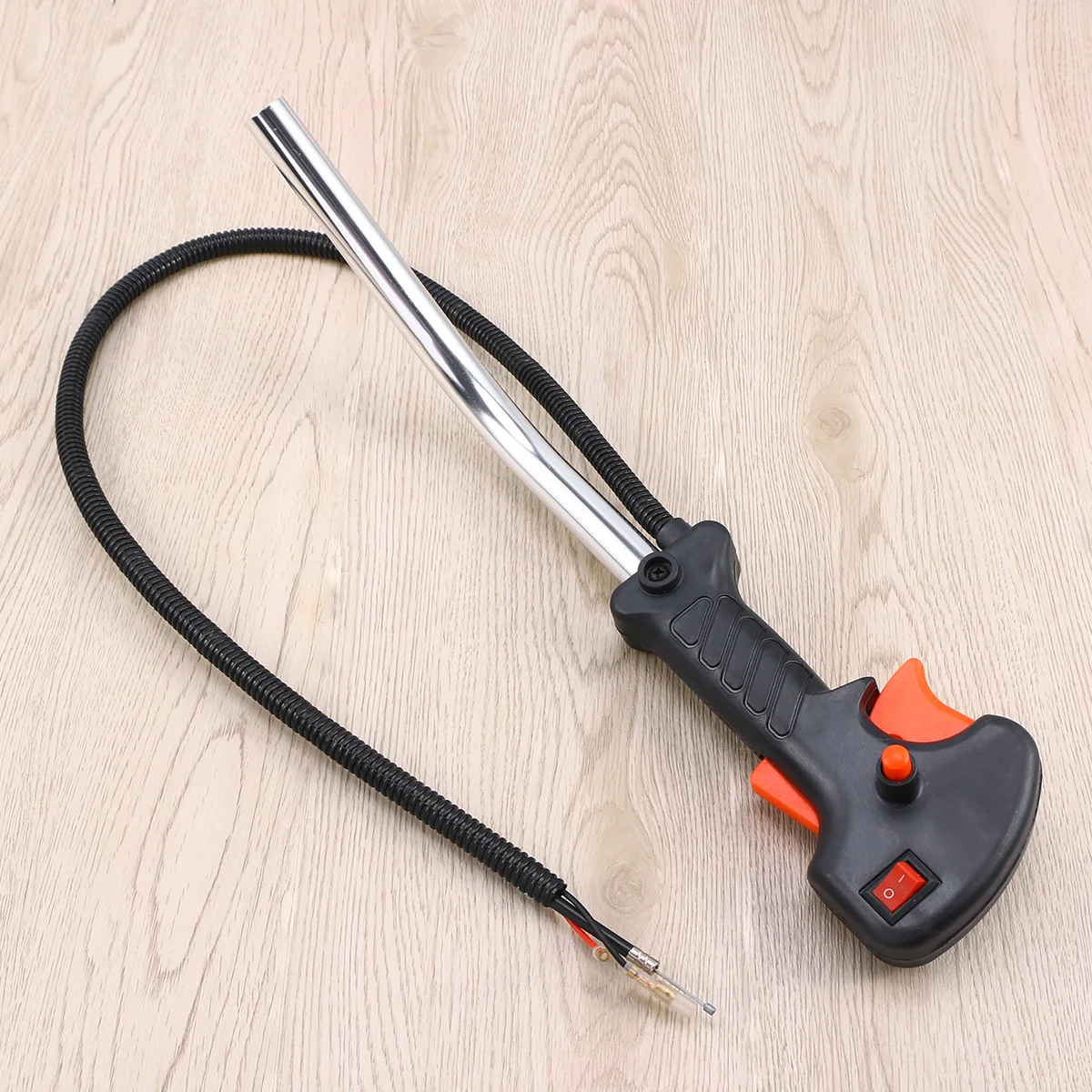 Brush Throttle Cable Handle With Line Trigger Accelerator Lawn Mower Switch Solderless Nipples Choke For Motorcycle Scooter