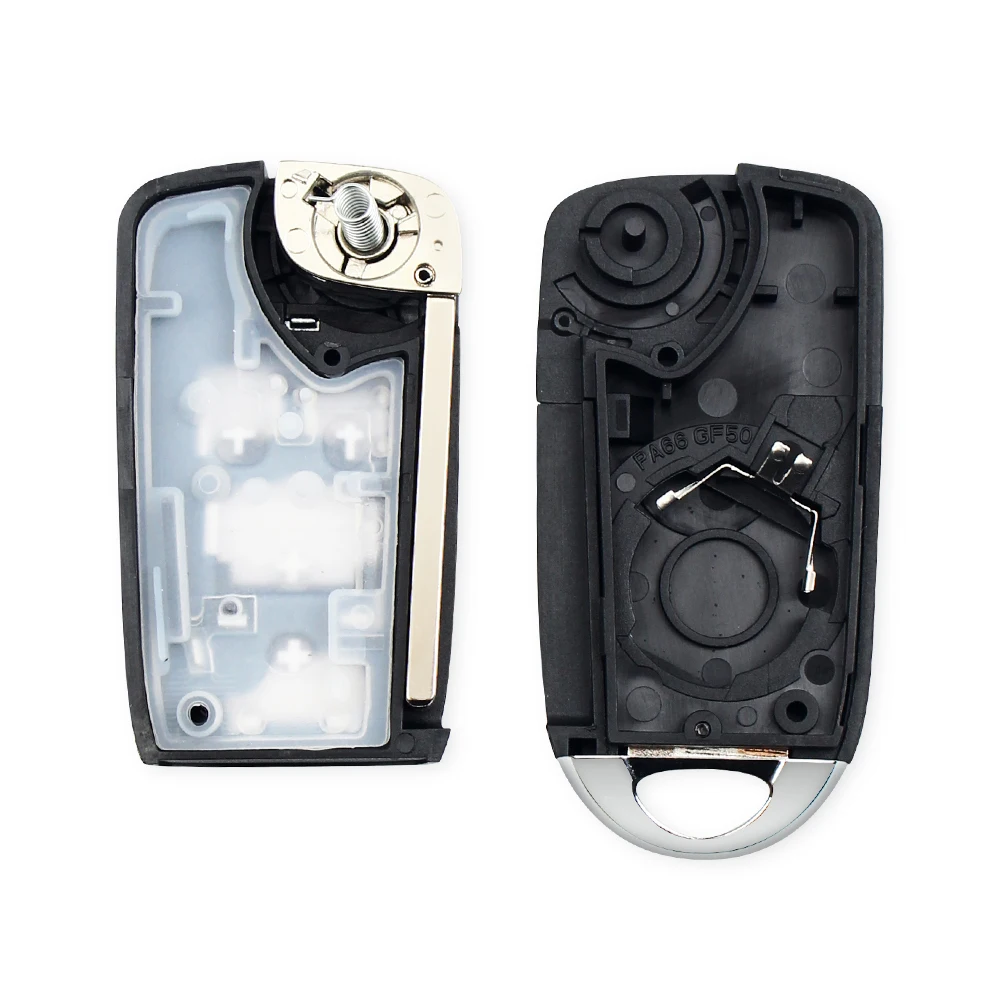 KEYYOU – coque de clé à rabat de rechange, 2/3/4/5 boutons, pour voiture Chevrolet Cruze, OPEL Insignia Astra J Zafira