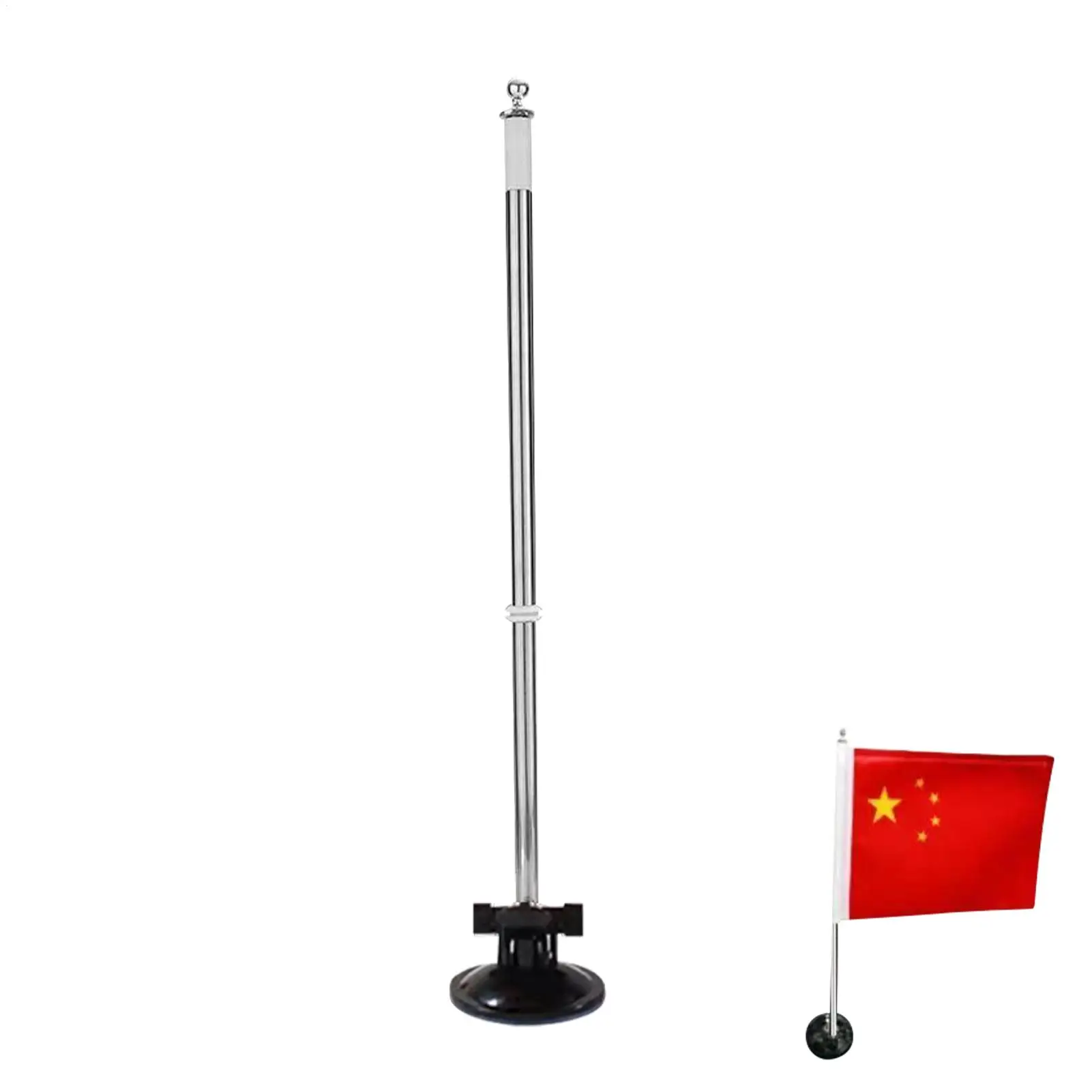 Universal Suction Cup Flag Pole Holder For Car, 50x8.5x8.5cm Flag Mount For SUV Truck, 260LBS Strong Parade Flag Bracket - view 3