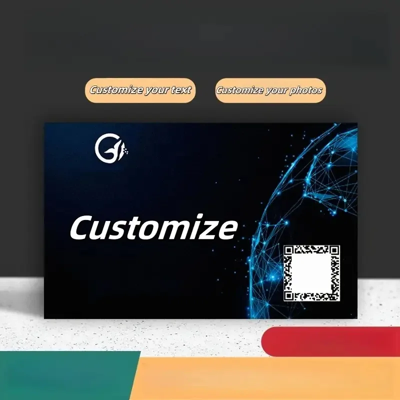 Personalized Double-sided Printing PVC Cards Flexible Waterproof Custom Logo & Text Printing Professional Business & VIP Cards