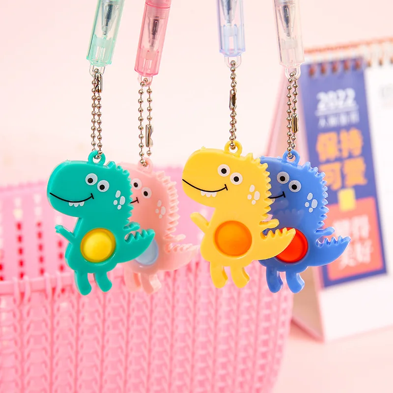 Ellen Brook 1 PCS Stationery School Supplies Cute Creative Pendant Dinosaur Animals Office Sweet Pretty Gel Pen