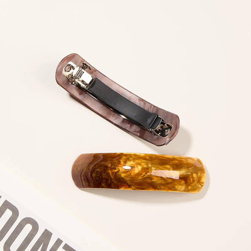 Pinzas para el cabello grandes para mujer, 4 colores, pinzas para el cabello grandes y fuertes para el cabello grueso, pasadores de horquilla a la moda, tocados elegantes para niña