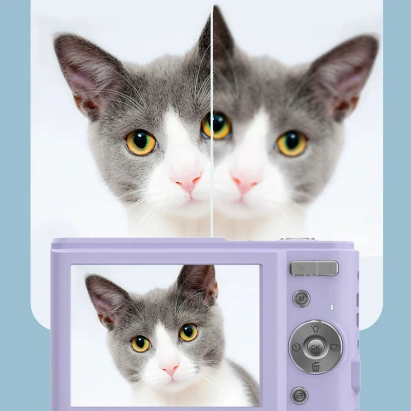 디지털 카메라, 2.7K HD, 48MP, 16X 디지털 줌, 어린이 및 청소년용