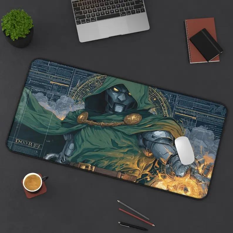 لوحة ماوس Doctor Doom - سجادة مكتب RGB Dr Doom #2
