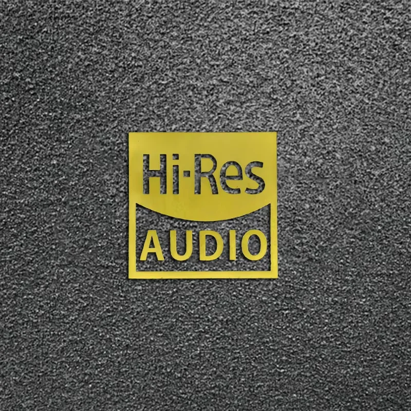 

SONY Hi-res AUDIO gold standard high-quality sound certified metal stickers earphone metal stickers